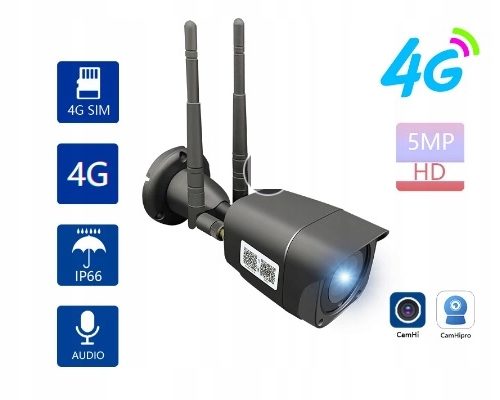 Kamera GSM 4G na kartę SIM LTE WiFi 5MPx SONY