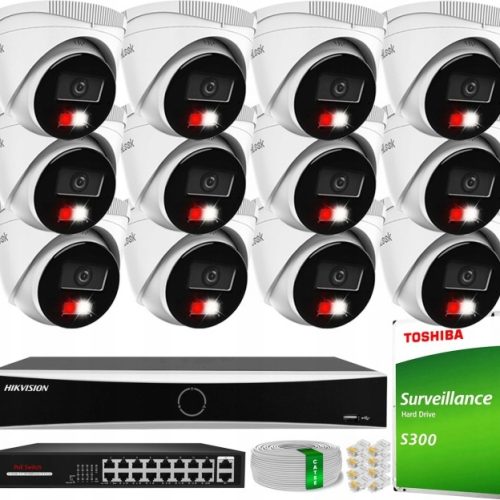 Zestaw monitoringu dom kamera IP 12x IPC-T240HA-LU...
