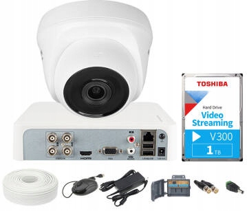 Zestaw monitoringu, kamera rejestrator Hikvision