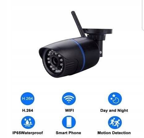 MONITORING DOMU KAMERA WIFI z ZAPISEM na mSD 2MPX - obrazek 4