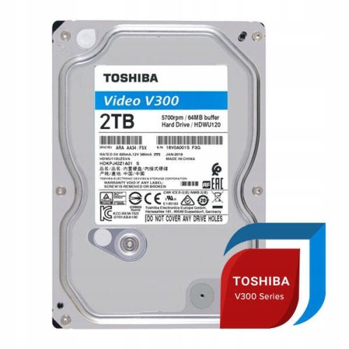 Dysk twardy 3,5” HDD 2TB TOSHIBA DO MONITORI...