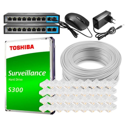 Zestaw monitoringu dom kamera IP 16x BCS-V-EIP44VSR3 4MPx IR 30m motozoom - obrazek 14