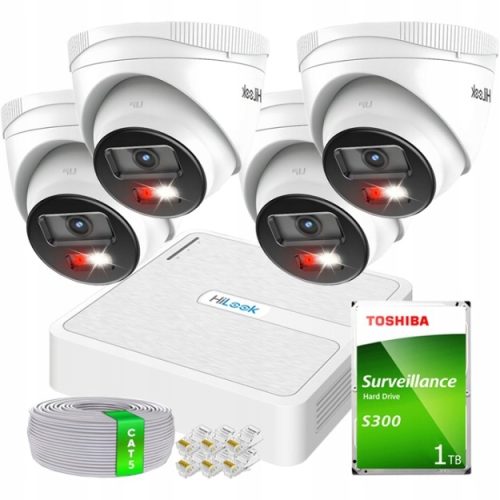 Zestaw monitoringu dom kamera IP 4x IPCAM-T2-30DL ...