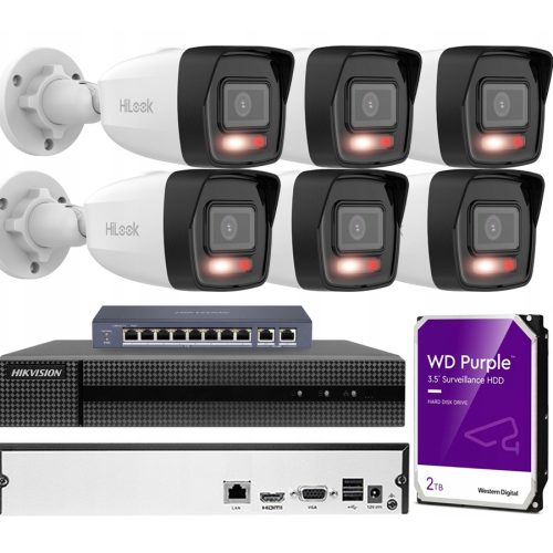 Zestaw do monitoringu Hikvision Zestaw CCTV IPCAM-...