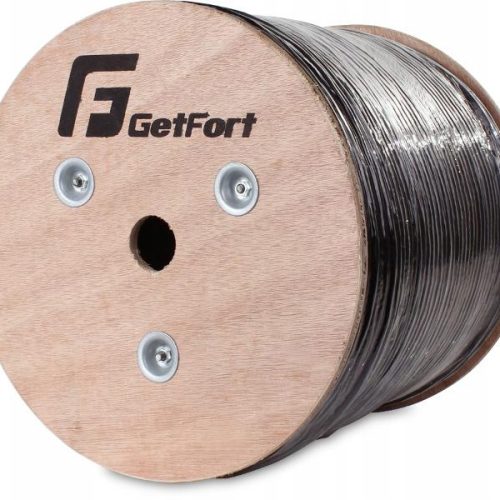 KABEL GETFORT CAT.5e F/UTP UV ŻELOWANY SKRĘTKA