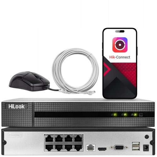 Zestaw do monitoringu dom IP 6x IPCAM-B4/DS-2CD104...