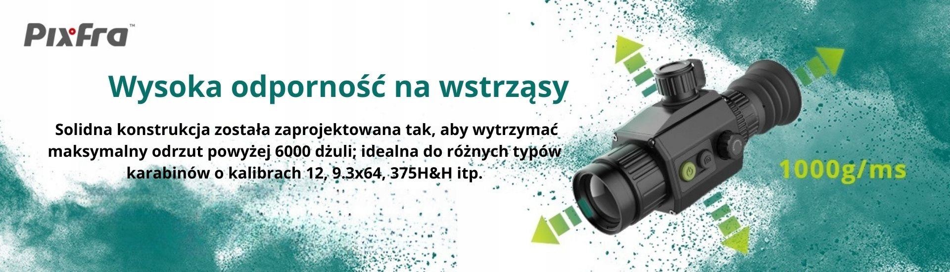 CELOWNIK TERMOWIZYJNY LUNETA CHIRON PFI-C425 PIXFRA OLED 25mm 12um 1300m - obrazek 7