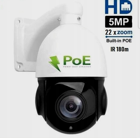 Kamera Obrotowa IP sieciowa 5MPX IR180m 22x ZOOM