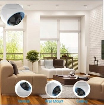 kamera WIFI obrotowa ip 1080P 2MPX Monitoring Domu