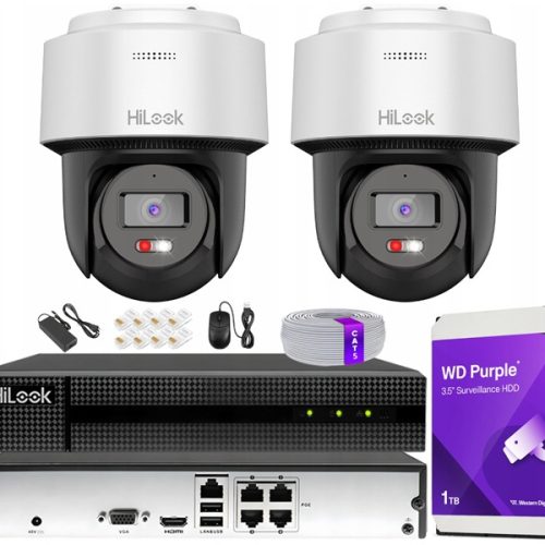 Zestaw monitoringu dom kamera IP 2x PTZ-N4MP-P 4MP...
