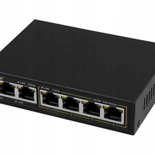 Switch PoE Pulsar S64 6-portowy