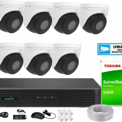 Zestaw do monitoringu dom firma kamera IP 7x IPC-T...