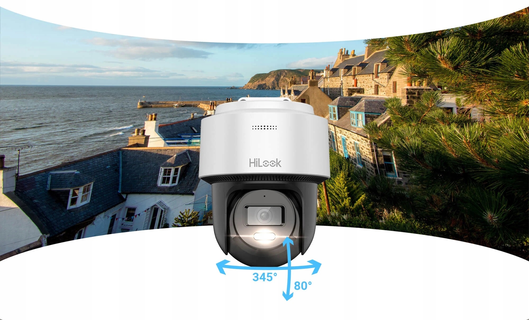 Zestaw monitoringu dom firma kamera 16x PTZ-N4MP-P 4MPx obrotowa switch - obrazek 7