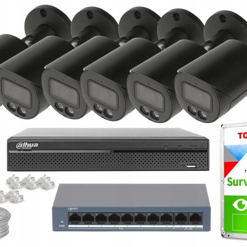 Zestaw monitoringu dom kamera IP 6x IPC-HFW2849S-S...