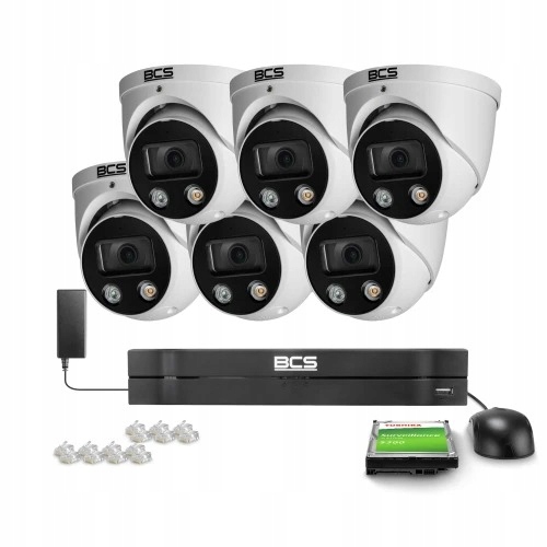 Zestaw monitoringu domu firmy IP 6x BCS-L-EIP55FCR...