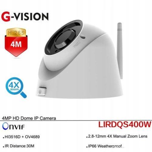 KAMERA IP WIFI 4MPX APLIKACJA FREE IP