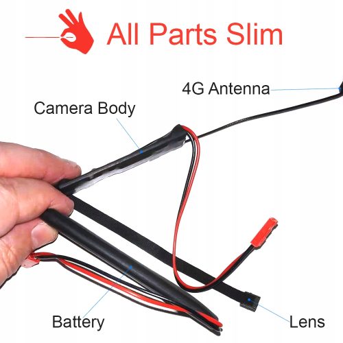 NAJMNIEJSZA KAMERA SZPIEGOWSKA NA KARTE SIM 4g 2mp