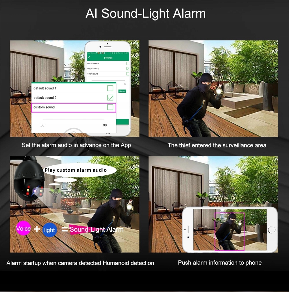 KAMERA OBROTOWA WIFI 8MPX 4K chmura Auto śledzenie - obrazek 10