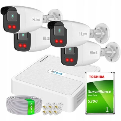 Zestaw monitoringu dom kamera IP 4x IPCAM-B2-50IR ...