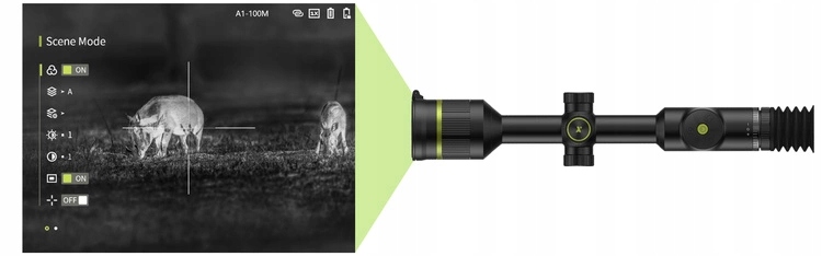 CELOWNIK TERMOWIZYJNY LUNETA PEGASUS PFI-P650 PIXFRA OLED 64GB 50mm 12um - obrazek 3