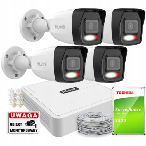 Zestaw monitoringu dom kamera IP 4x IPCAM-B4-30DL ...