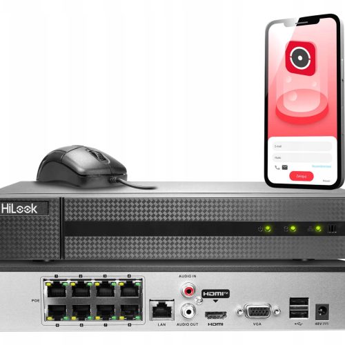 Rejestrator HiLook NVR-8CH-4MP/8P HiLook Series