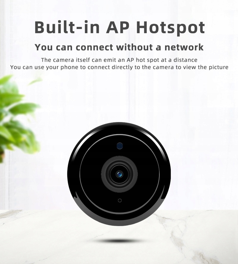 NAJMNIEJSZA Mini kamera WiFi 100% bezprzewodowa - obrazek 7