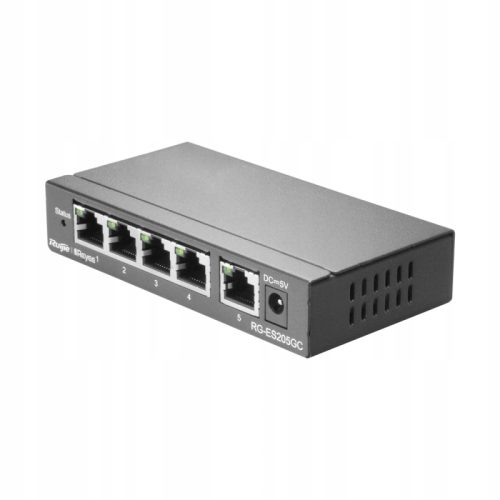 Switch 5-portów POE PnP Reyee