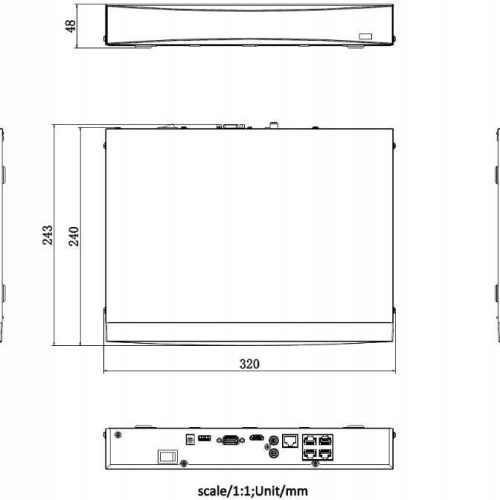 REJESTRATOR IP HIKVISION DS-7604NXI-K1/4P(D) 4 Por...