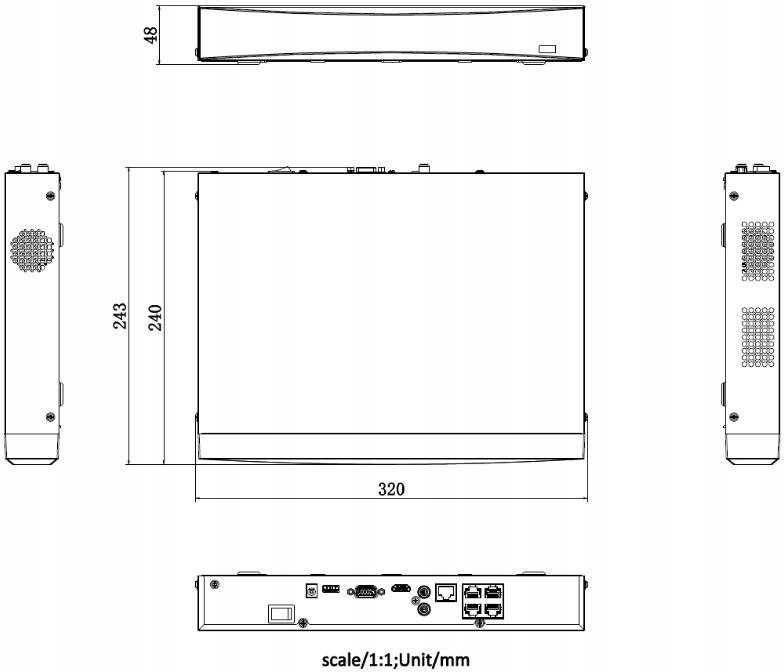 REJESTRATOR IP HIKVISION DS-7604NXI-K1/4P(D) 4 Porty Poe - obrazek 2