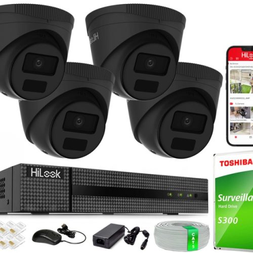 Zestaw monitoringu dom kamera IP 4x IPC-T241H-C BL...