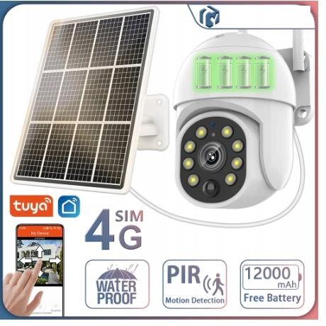 KAMERA SOLARNA BEZPRZEWODOWA GSM LTE 4G Cam SIM