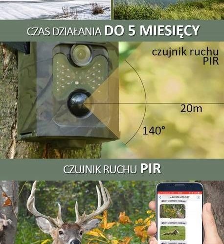 Kamera fotopułapka foto pułapka MMS 3G GSM +SIM