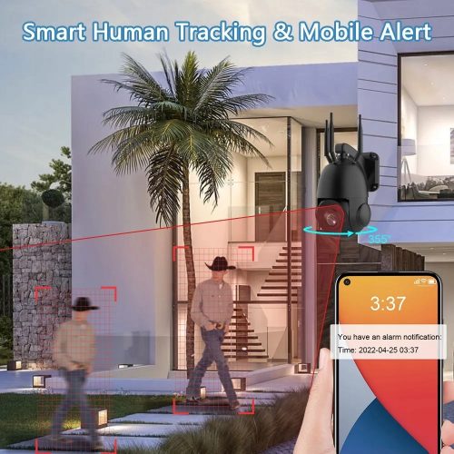 metalowa kamera 4G na kartę SIM 50X Zoom optyczny IR120m