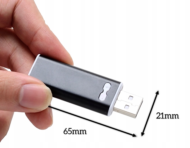 Dyktafon cyfrowy Mini VX-13 8GB ukrywanie plików detekcja dźwięku - obrazek 2