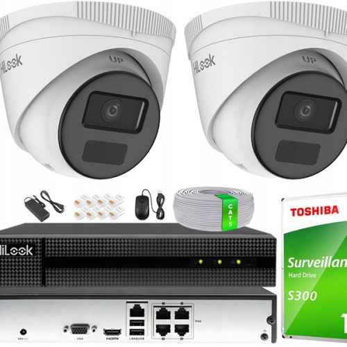 Zestaw monitoringu dom kamera IP 2x IPCAM-T4-P NVR...