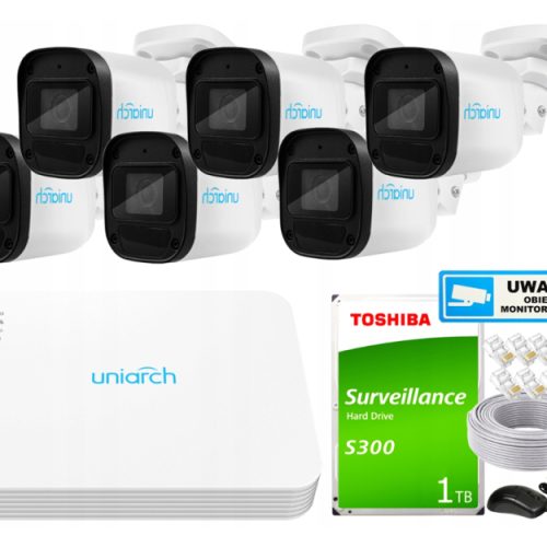 Zestaw Monitoringu IP 2Mpx 6 Kamer IPC-B122-APF28