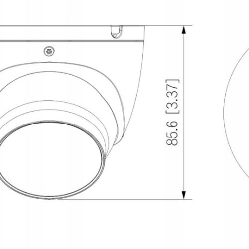 Kamera IP wewnętrzna, zewnętrzna Dahua IPC-HDW1839T-A-IL-0280B-S6