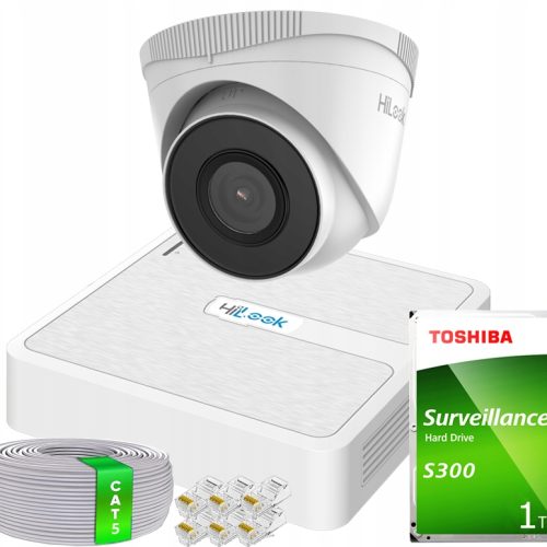Zestaw do monitoringu dom kamera IP 1x IPCAM-T2 2M...