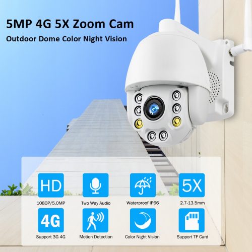 KAMERA OBROTOWA 3G 4G CAM SIM GSM 5MPX MONITORING