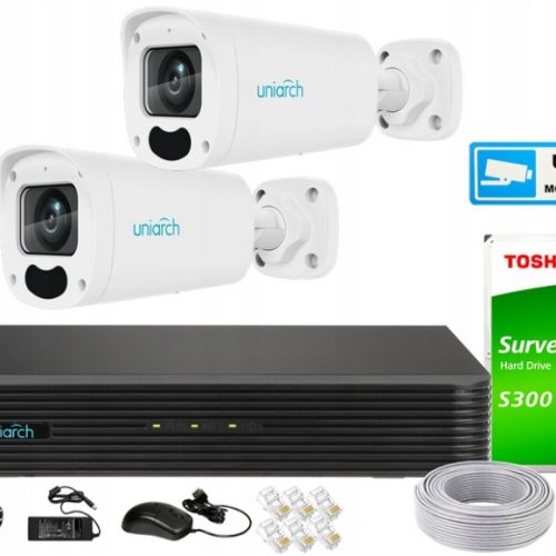 Zestaw do monitoringu dom firma kamera IP 2x IPC-B...