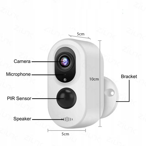Kamera 4G na baterie, kartę sim na działkę budowę