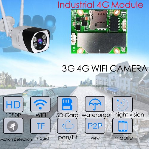 KAMERA 4G ZEWNĘTRZNA GSM LTE na kartę SIM bez wifi