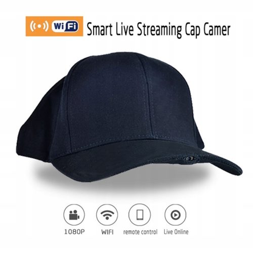 Kamera szpiegowska w czapce z daszkiem SPY CAP