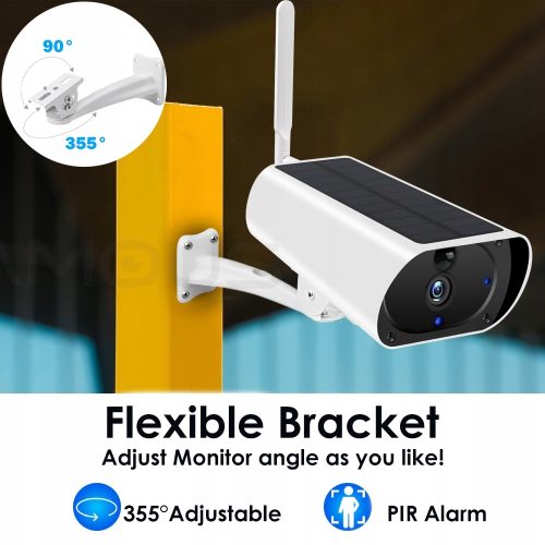 KAMERA SOLARNA ZEWNĘTRZNA DUAL PANEL IP SIM GSM