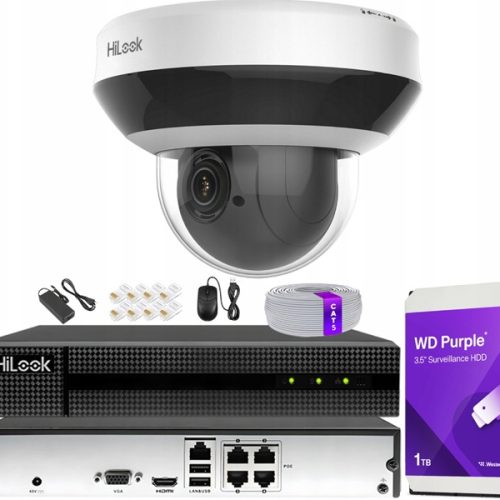 Zestaw monitoringu dom kamera IP 1x PTZ-C4MP 4MPx ...