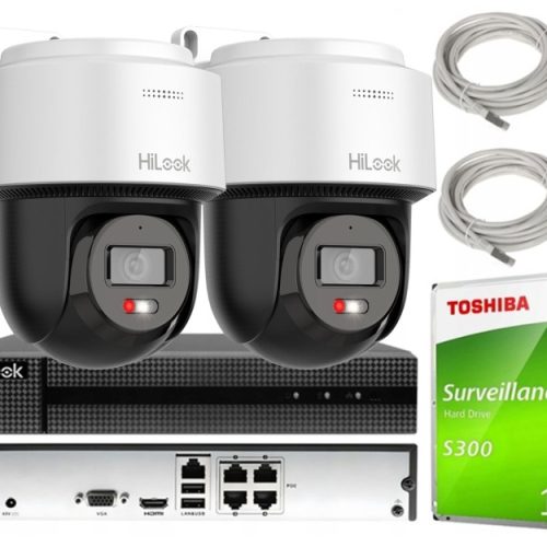 Zestaw monitoringu dom kamera IP 2x PTZ-N4MP-P 4MP...
