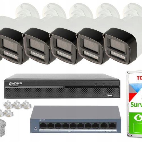 Zestaw do Monitoringu firma IP 6x IPC-HFW1439TL1-A...