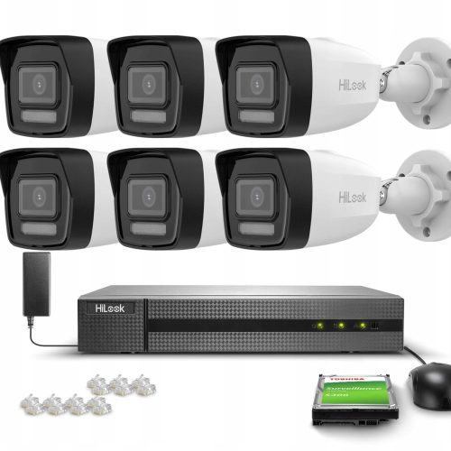 Zestaw do monitoringu dom 6x IPCAM-B2-30DL FullHD ...