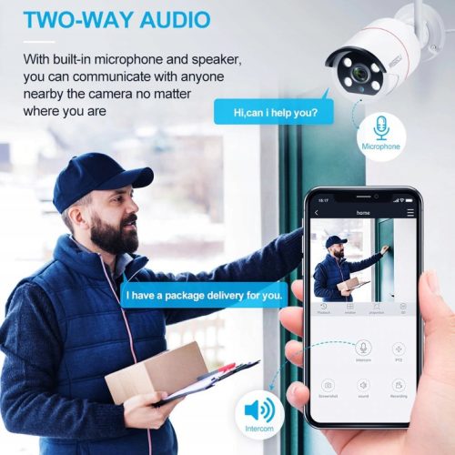 KAMERA WIFI MISECU MI-JA-608AW-AI-30 do zest z LCD